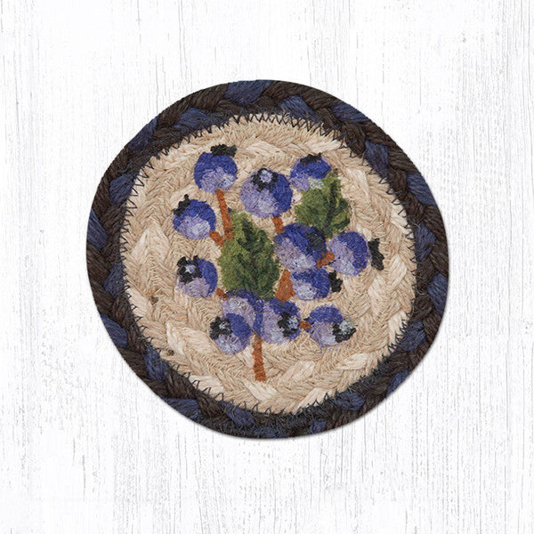 IC-312 Blueberry Printed Coaster 5"x5"