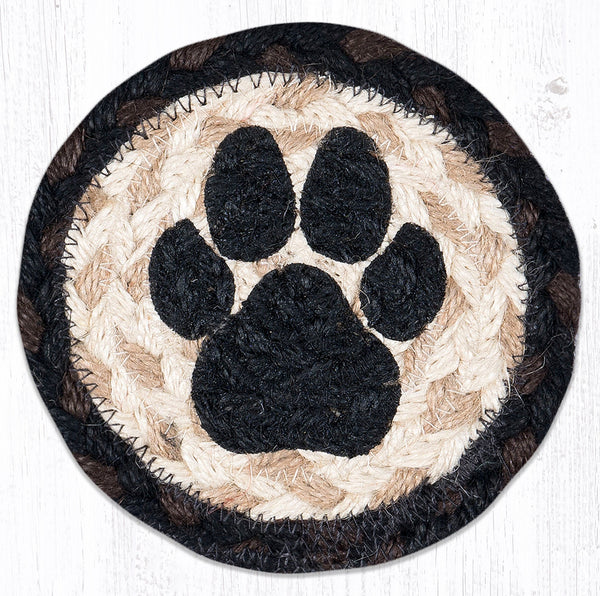 IC-313 Dog Paw Printed Coaster 5"x5"
