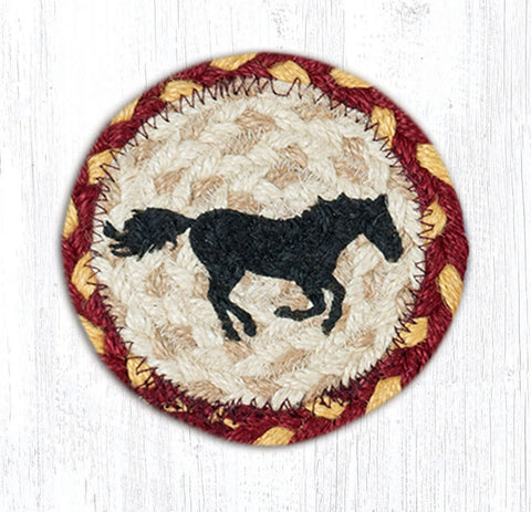 IC-357 Running Horse Printed Coaster 5"x5"