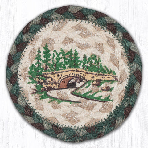 IC-377 Acadia Bridge Printed Coaster 5"x5"
