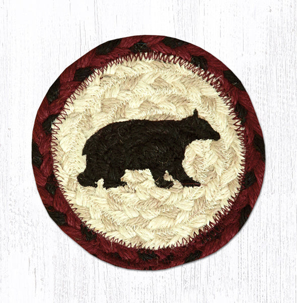 IC-395 Cabin Bear Printed Coaster 5"x5"