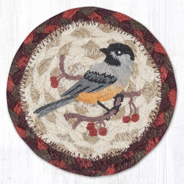 IC-417 Chickadee Printed Coaster 5"x5"