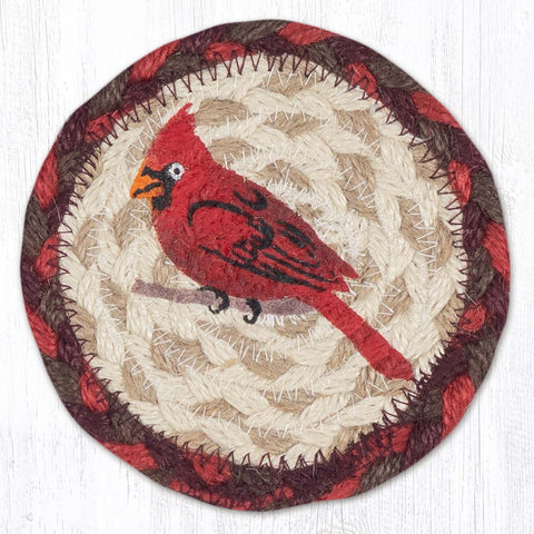 IC-417 Cardinal Printed Coaster 5"x5"