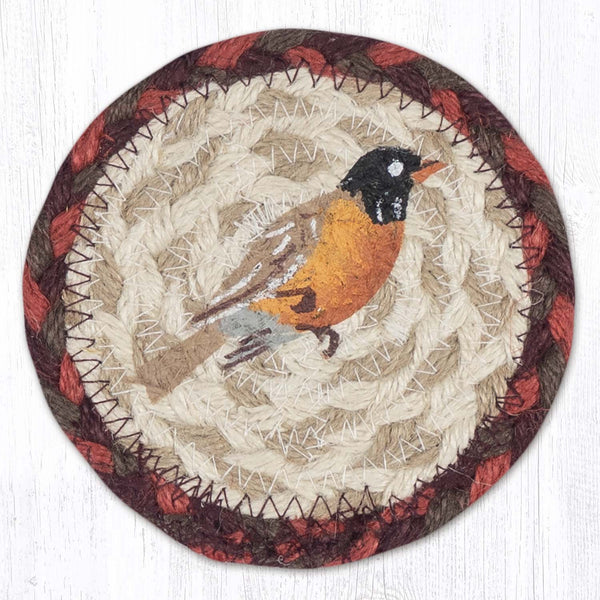 IC-417 Robin Printed Coaster 5"x5"