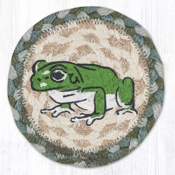 IC-419 Frog Printed Coaster 5"x5"
