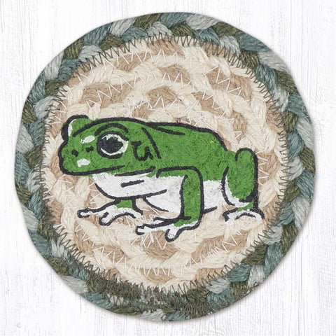 IC-419 Frog Printed Coaster 5"x5"