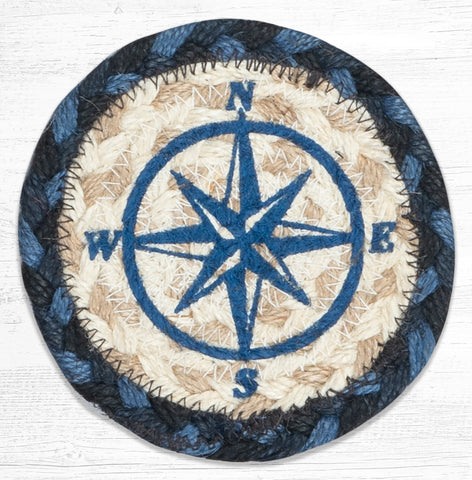 IC-443 Compass Rose Printed Coaster 5"x5"