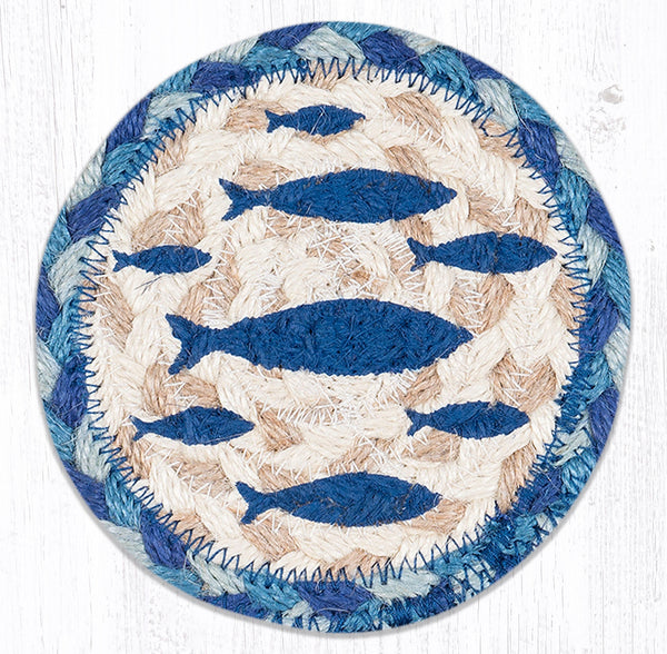 IC-443 Fish Printed Coaster 5"x5"
