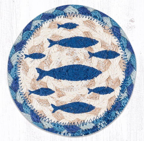 IC-443 Fish Printed Coaster 5"x5"
