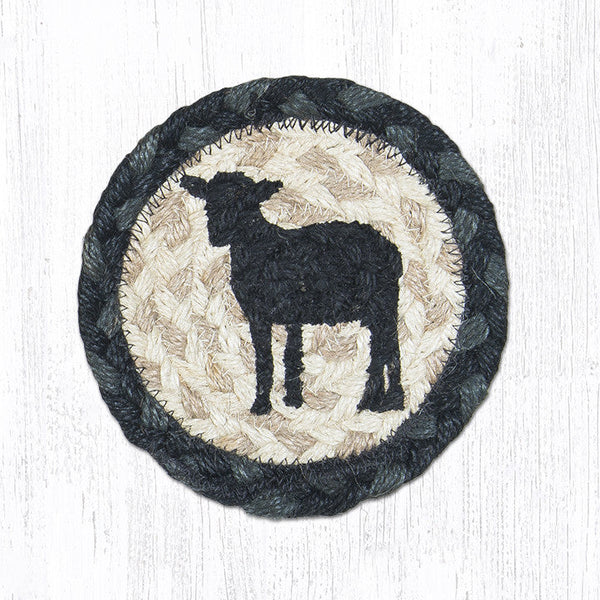 IC-459 Sheep Silhouette Printed Coaster 5"x5"