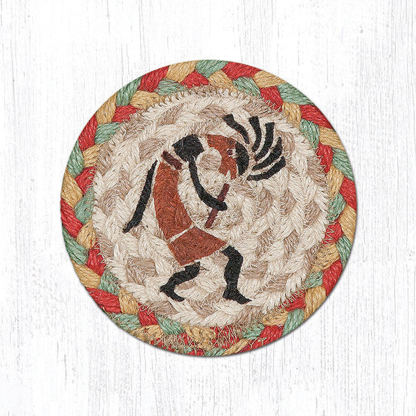 IC-466 Kokopelli Printed Coaster 5"x5"