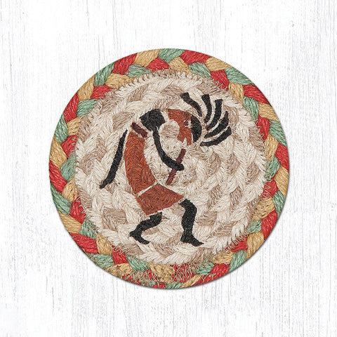 IC-466 Kokopelli Printed Coaster 5"x5"