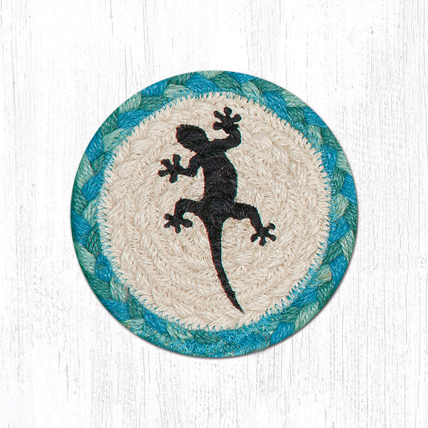 IC-473 Gecko Printed Coaster 5"x5"