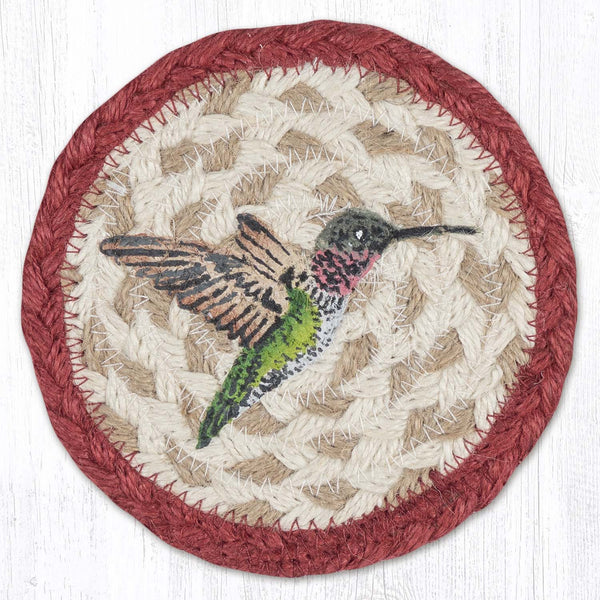 IC-504 Hummingbird Printed Coaster 5"x5"