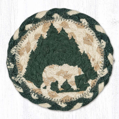 IC-505 Tree Line Grizzly Printed Coaster 5"x5"
