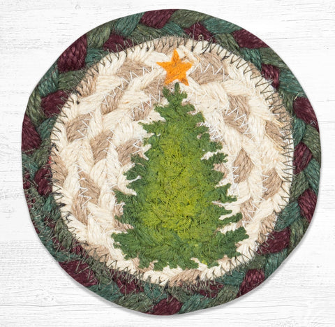 IC-508 Christmas Joy Tree Printed Coaster 5"x5"