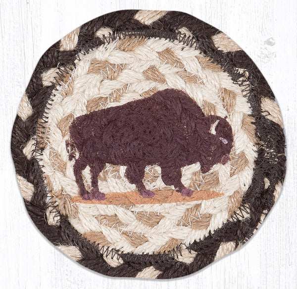 IC-518 Buffalo Printed Coaster 5"x5"