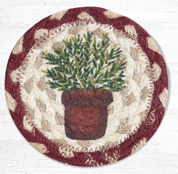 IC-524 Rosemary Printed Coaster 5"x5"