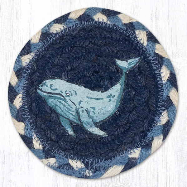 IC-525 Beluga Whale Printed Coaster 5"x5"