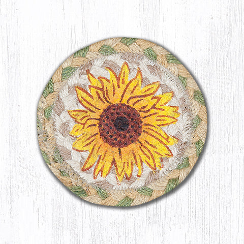 IC-529 Sunflower Printed Coaster 5"x5"