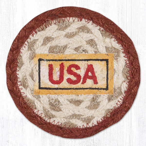 IC-601 Sunflower Truck Plate Printed Coaster 5"x5"