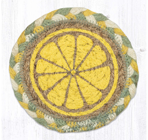 IC-654 Lemon Slice Printed Coaster 5"x5"
