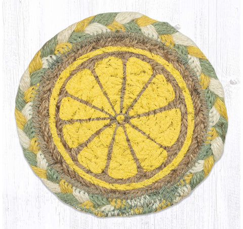 IC-654 Lemon Slice Printed Coaster 5"x5"