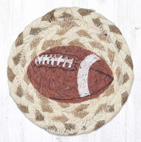 IC-662 Football Printed Coaster 5"x5"