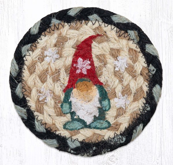 IC-701 Winter Gnome Printed Coaster 5"x5"