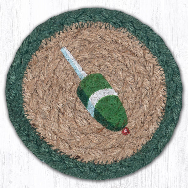 IC-705 Green Buoy Printed Coaster 5"x5"