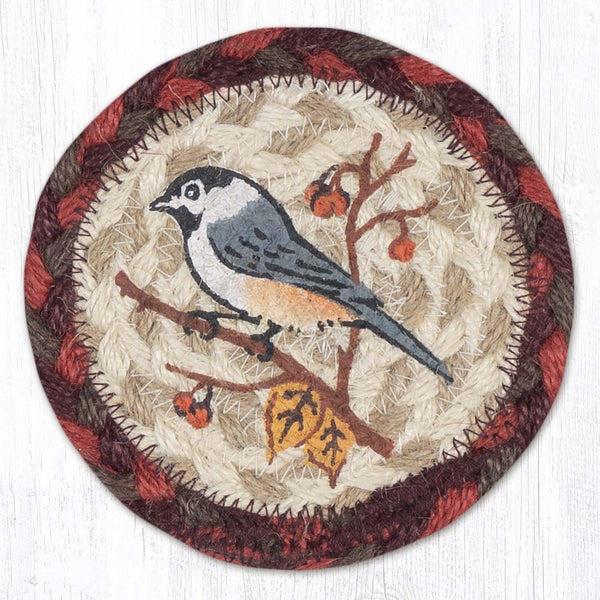 IC-717 Wildlife Chickadee Printed Coaster 5"x5"