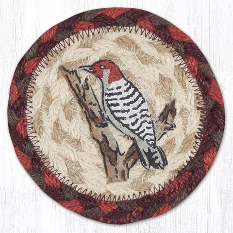IC-717 Wildlife Woodpecker Printed Coaster 5"x5"