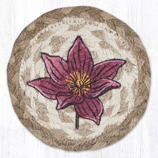IC-776 Lily Printed Coaster 5"x5"