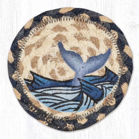 IC-868 Whale Tail Printed Coaster 5"x5"