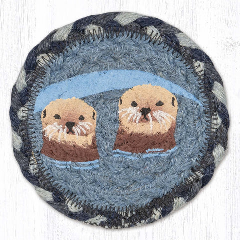 IC-869 Sea Otters Printed Coaster 5"x5"