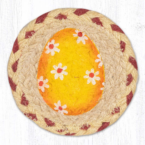 IC-877 Yellow Egg Printed Coaster 5"x5"