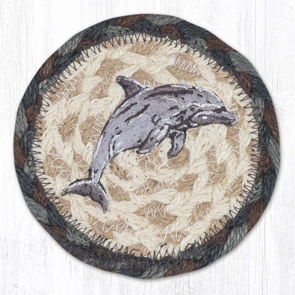 IC-895 Dolphin Printed Coaster 5"x5"