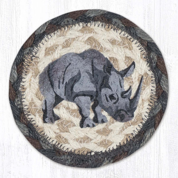 IC-895 Rhino Printed Coaster 5"x5"