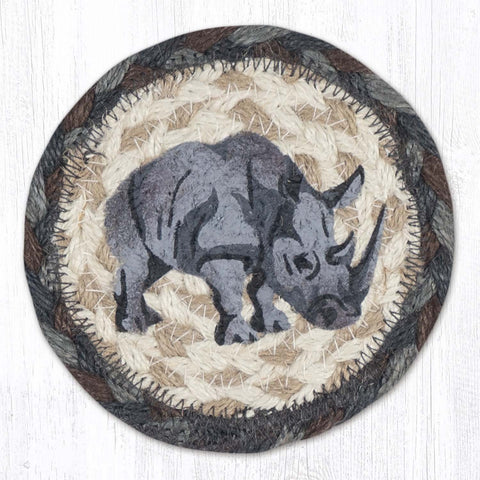 IC-895 Rhino Printed Coaster 5"x5"
