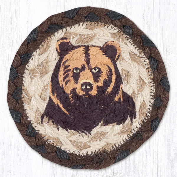 IC-899 Brown Bear Printed Coaster 5"x5"