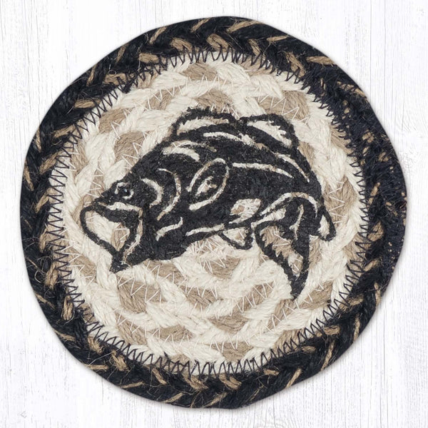 IC-9-93 Big Mouth Bass Printed Coaster 5"x5"
