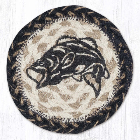 IC-9-93 Big Mouth Bass Printed Coaster 5"x5"