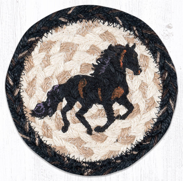 IC-9-93 Stallion Printed Coaster 5"x5"