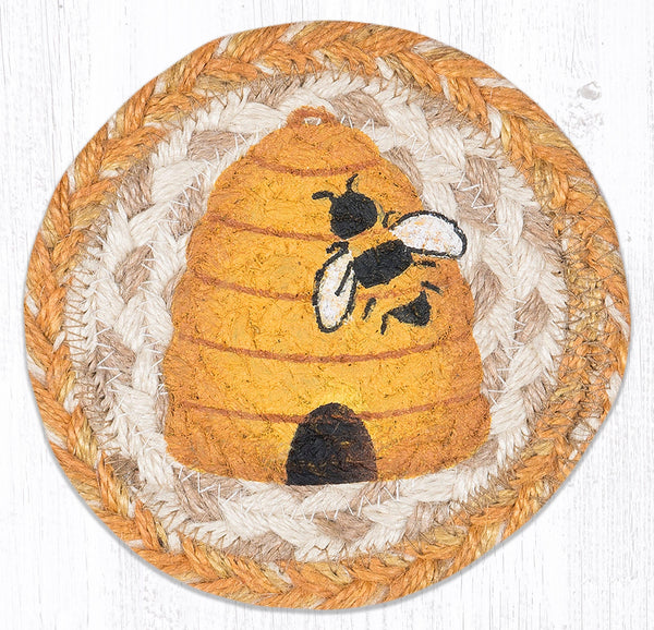 IC-9-101 Beehive Printed Coaster 5"x5"