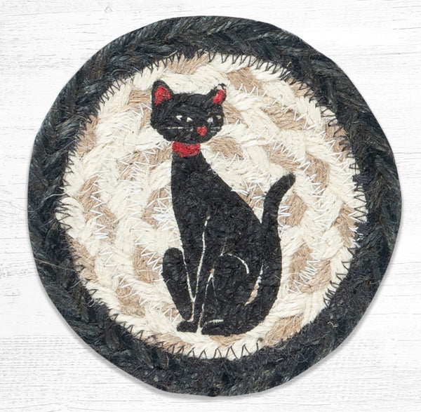 IC-9-238 Crazy Cat Printed Coaster 5"x5"