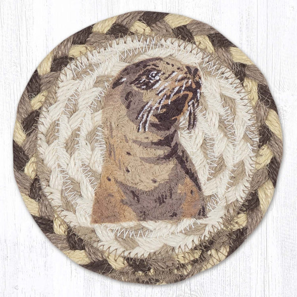 IC-923 Sea Lion Printed Coaster 5"x5"