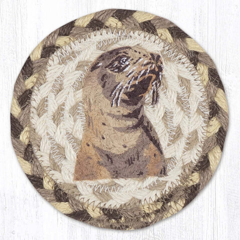 IC-923 Sea Lion Printed Coaster 5"x5"