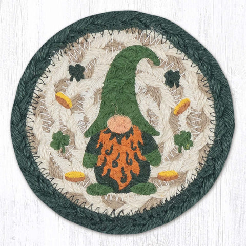 IC-924 Irish Gnome Printed Coaster 5"x5"