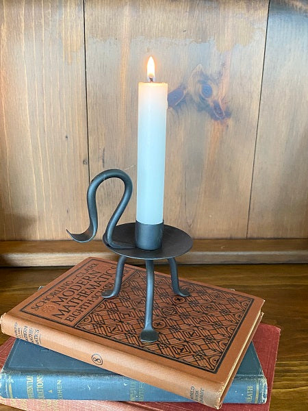 Ross Candle Holder - 5"H X 5"W MIN 4  Black metal, candle not included.