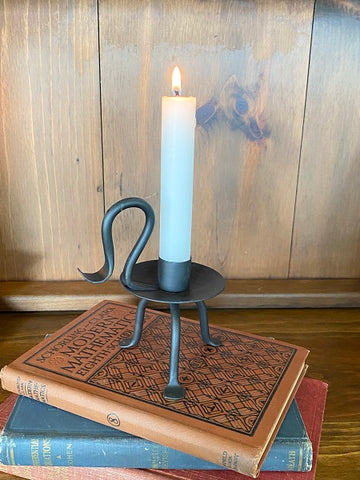 Ross Candle Holder - 5"H X 5"W MIN 4  Black metal, candle not included.